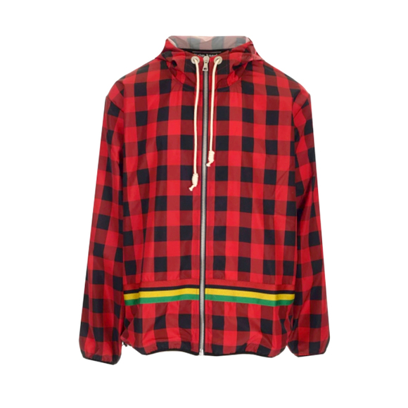 PALM ANGELS Other - Palm Angels Men's Check Buffalo Windbreaker Jacket Red